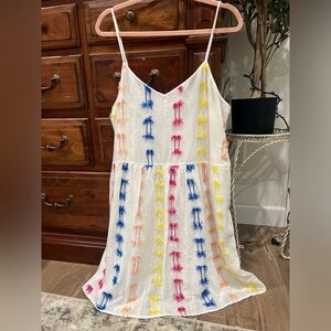 NWT Lou and Grey LOFT multicolor tassel sundress